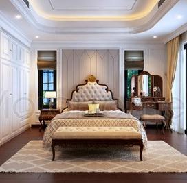 Mẫu thảm phong cách tân cổ điển biệt thự Vinhome Central Park Căn 57